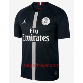 Paris Saint-Germain Fodboldtrøjer Jodan Sort 3. sæt 2018/19 Kort ærmer
